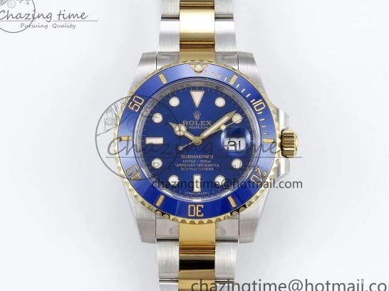 and LB Case Ceramic Blue Bracelet 116613 VR3135 SS 1:1 904L Edition Submariner Best HGF 0130